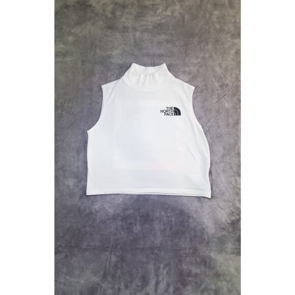 The North Face Women's Sz XS Foundation Graphic Tank Top White Sleeveless C19-64 - Picture 1 of 7